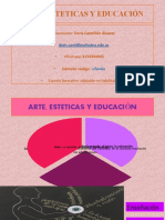 Presentación. ARTE, ESTETICAS Y EDUCACIÓN