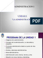 Administración I: Introducción a la administración