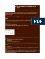 Pertemuan 3 - Analisis Investasi Menggunakan Kriteria NPV, IRR, Dan PBP