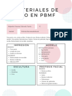Materiales de Uso en PBMF