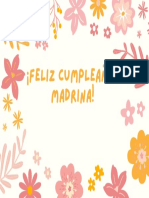 ¡Feliz Cumpleaños Madrina! PDF