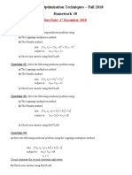 EE477 Homework 8 nonlinear optimization problems