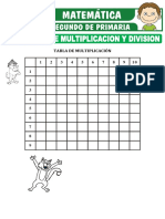 Ejercicios de Multiplicacion y Division para Segundo de Primaria