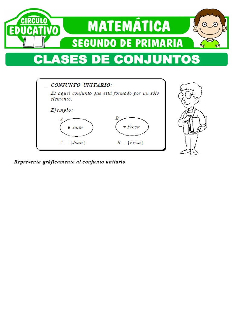 Ejercicios de Conjuntos para Segundo Grado | PDF