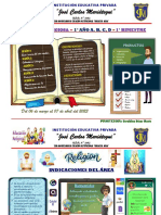 Silabo 1 - Educación Religiosa 1° - Unidad PDF