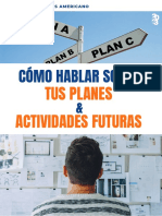 Cómo Hablar Sobre Tus Planes y Actividades Futuras PDF