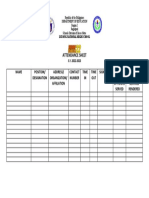 Philippines Department of Education attendance sheet template