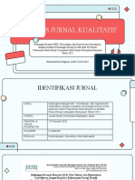 Analisa Jurnal Penelitian Kualitatif