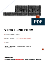 Verb Patterns 2