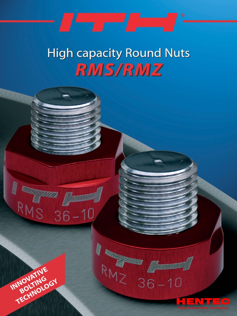 RMS RMZ ITH Tools PDF Nut (Hardware) Screw