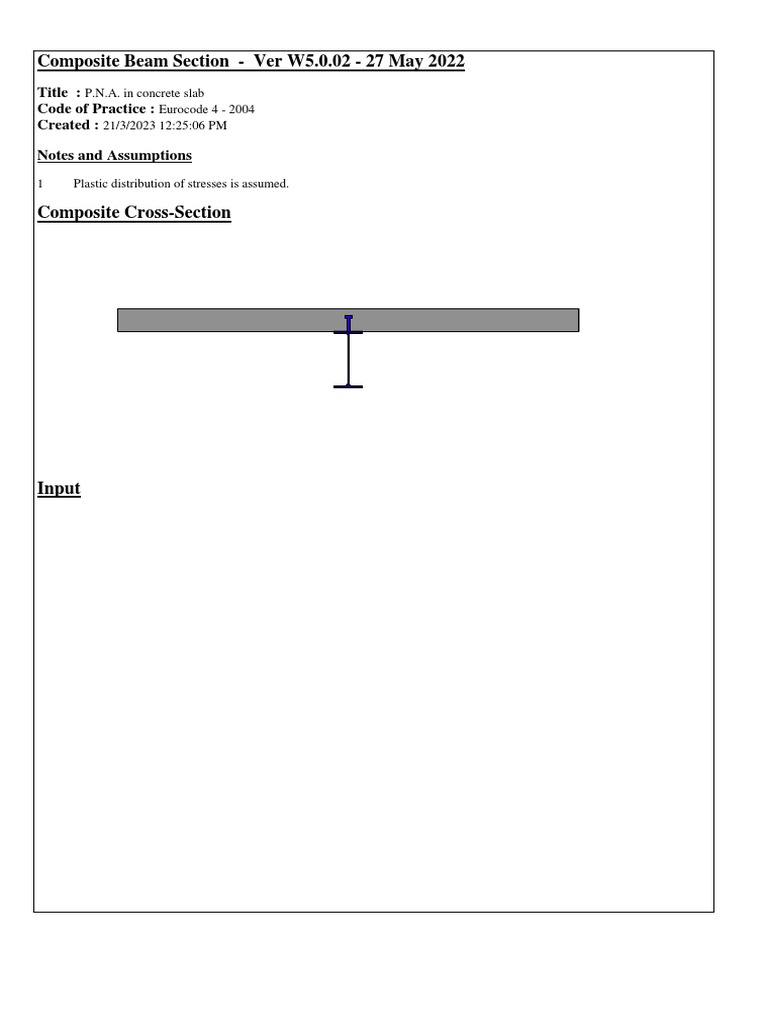 Composite Universal Beam PDF PDF