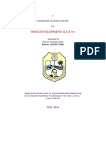 Internship Report Format PDF