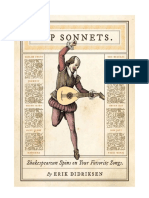 Pop Sonnets by Erik Didriksen