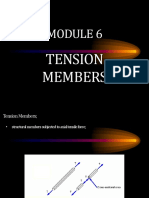 MODULE 6 - (Analysis of Tension Members)
