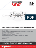 Syma X5SC Manual PDF