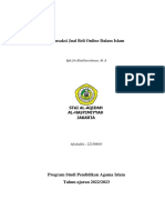 Transaksi Jual Beli Online Dalam Islam: BPK - Dr.Khalilurrahman, M. A