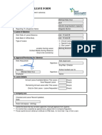 Leave Form PDF