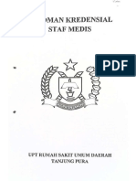 Pedoman Kredensialing Staf Medis