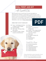 Quickguide - Animal First Aid Kit With Essential Oils