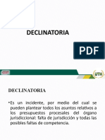 Declinatoria 3