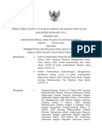 SK Pembentukan Tim Relawan Desa Aman Covid-19