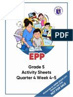 Grade 5 Activity Sheets Quarter 4 Week 4-5