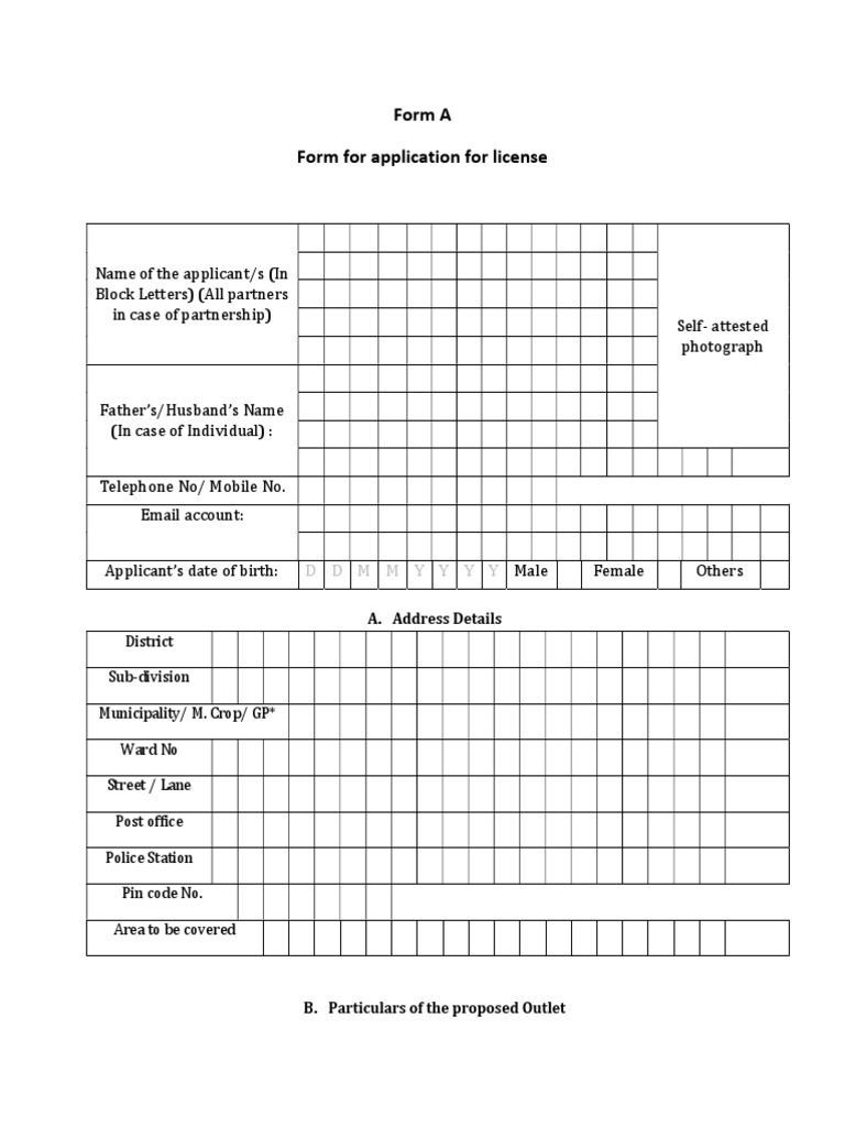 Application for a License to Operate a Fuel Storage and Distribution
