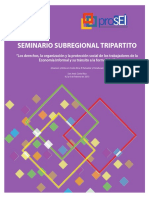 Seminario Derechos y Economia Informal