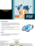 CHP 1 - Logistics Management