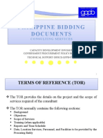 05a PBDs For CONSULTING SERVICES