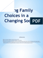 Lesson 1 Making Family Choices in A Changing Society