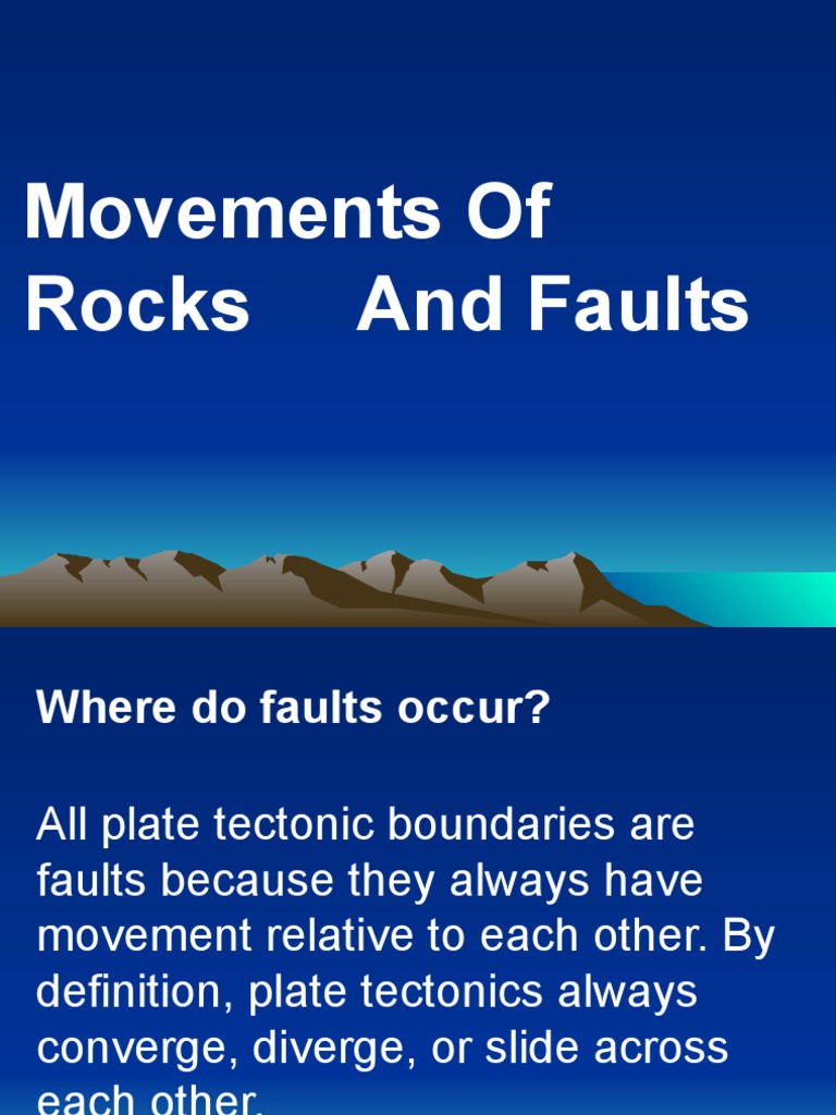 Understanding Faults in Plate Tectonics | PDF | Fault (Geology ...