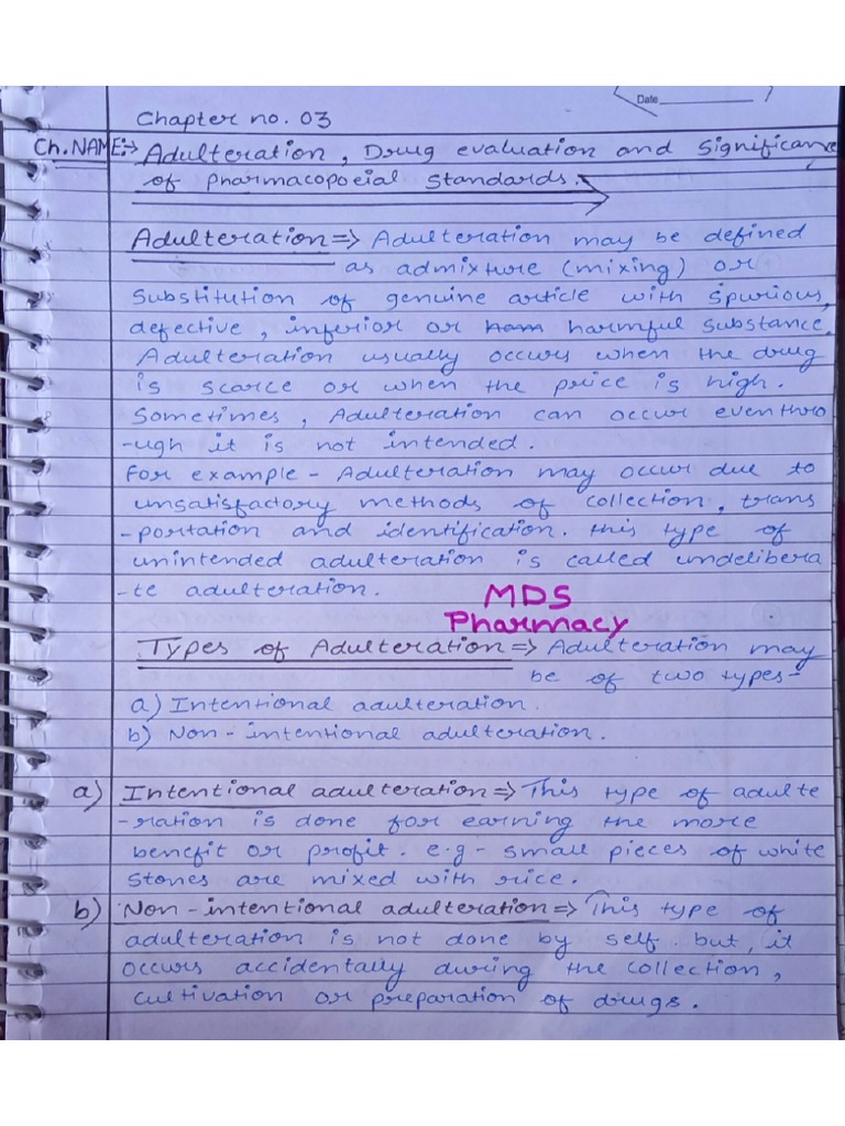 chapter-adulteration-pharmacognosy-d-pharm-1st-year-according-to-new