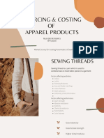 Costing and Performance Factors of Sewing Threads