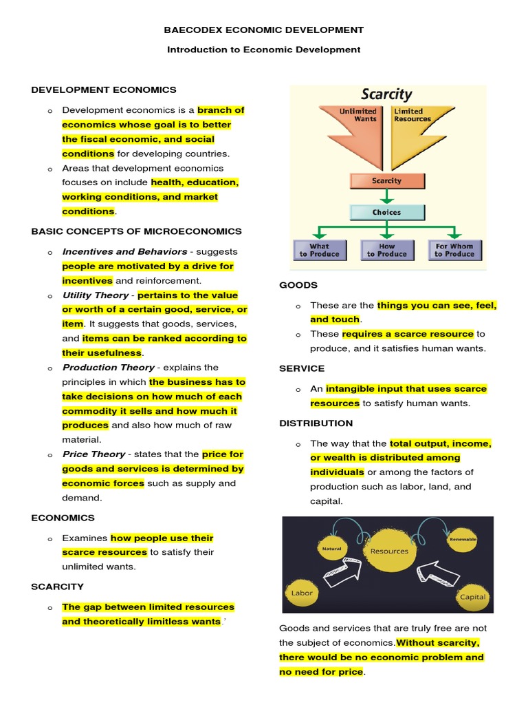 Introduction to Development Economics | PDF | Economic Growth ...