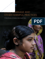 Child Marriage and Other Harmful Practices