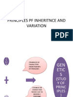 Principles of inheritance and variation