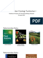 Anatomi Dan Fisiologi Tumbuhan I PDF