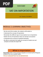 VAT On Importation