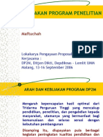 Kebijakan Program Penelitian - Umm