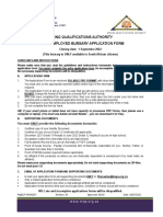 2023 Unemployed Bursary Application Form PDF