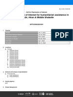 Call For Expression of Interest For Humanitarian Assistance in Banadir, Hiran & Middle Shabelle
