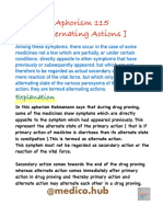 Alternating Actions and Drug Proving