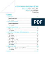 Pre-Exam Final (Mathematic) Y2S2 Full Solution PDF