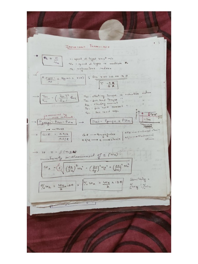 Instrumentation gate formula pdf