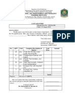 Philippine Public Safety College National Jail Management and Penology Training Institute Canvass Form