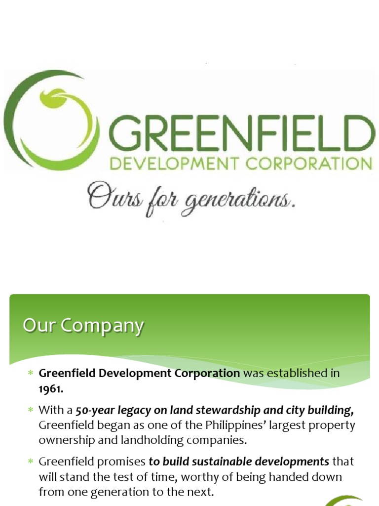 Greenfield Development Corporation Overview | PDF | Credit Card ...