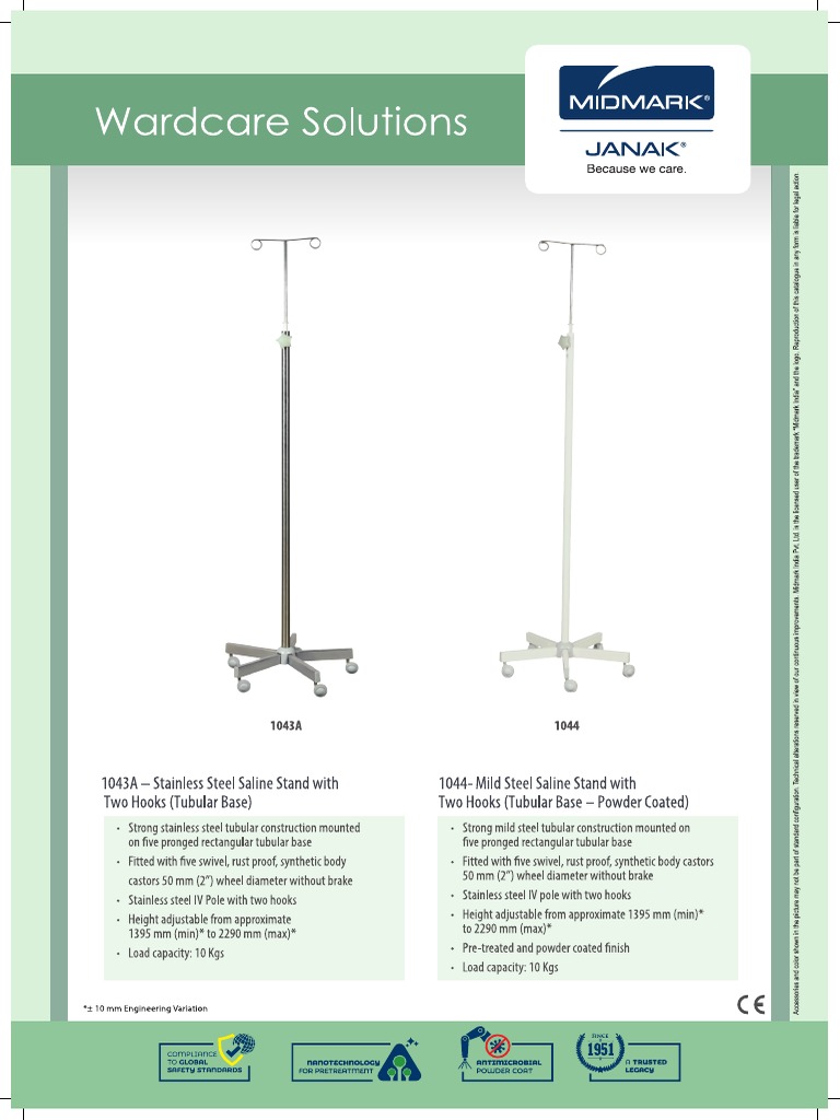 1043B, 1044A, 1043A, 1044 Mobile IV Stand PDF