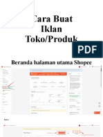 (Shopee) Cara Buat Iklan Toko