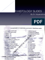 Anatomy-Histology Slides: - by Dr. Vidyakrishna